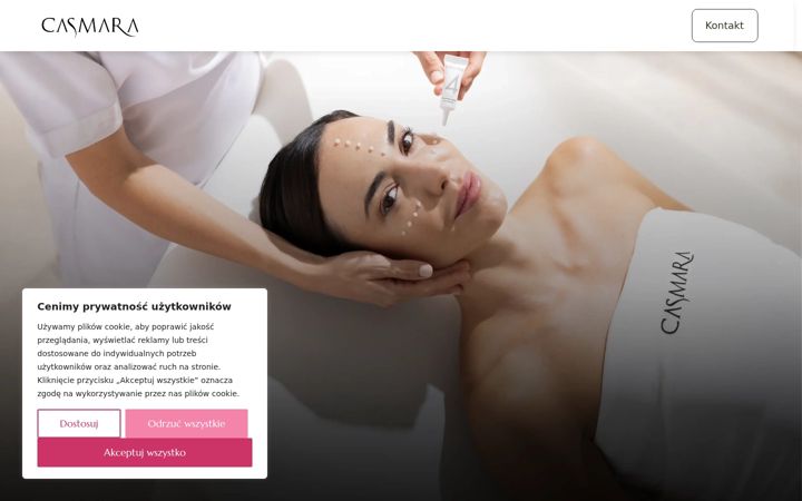 Screenshot of casmara-pro.pl