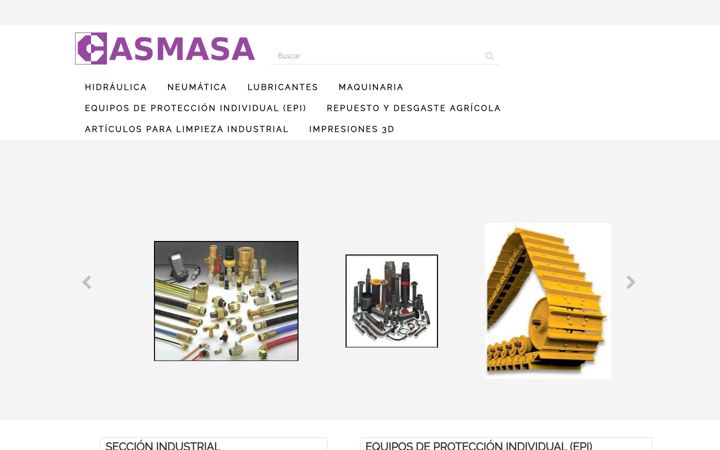 Screenshot of casmasa.com