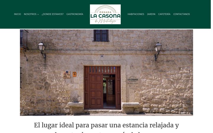 Screenshot of casonademontealegre.es