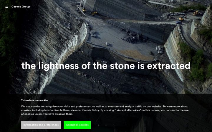 Screenshot of casonegroup.com