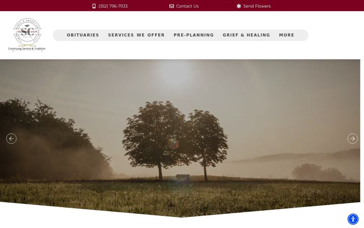 Screenshot of casonfuneralhome.com