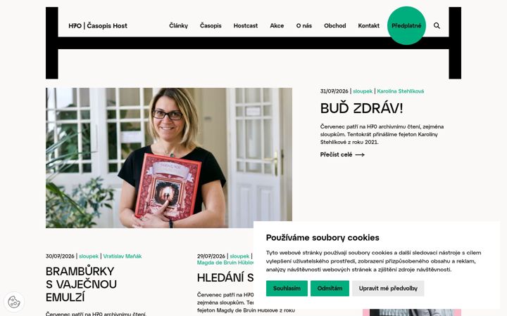 Screenshot of casopishost.cz