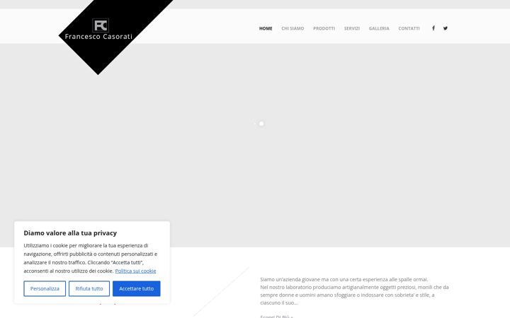 Screenshot of casoratifrancesco.com
