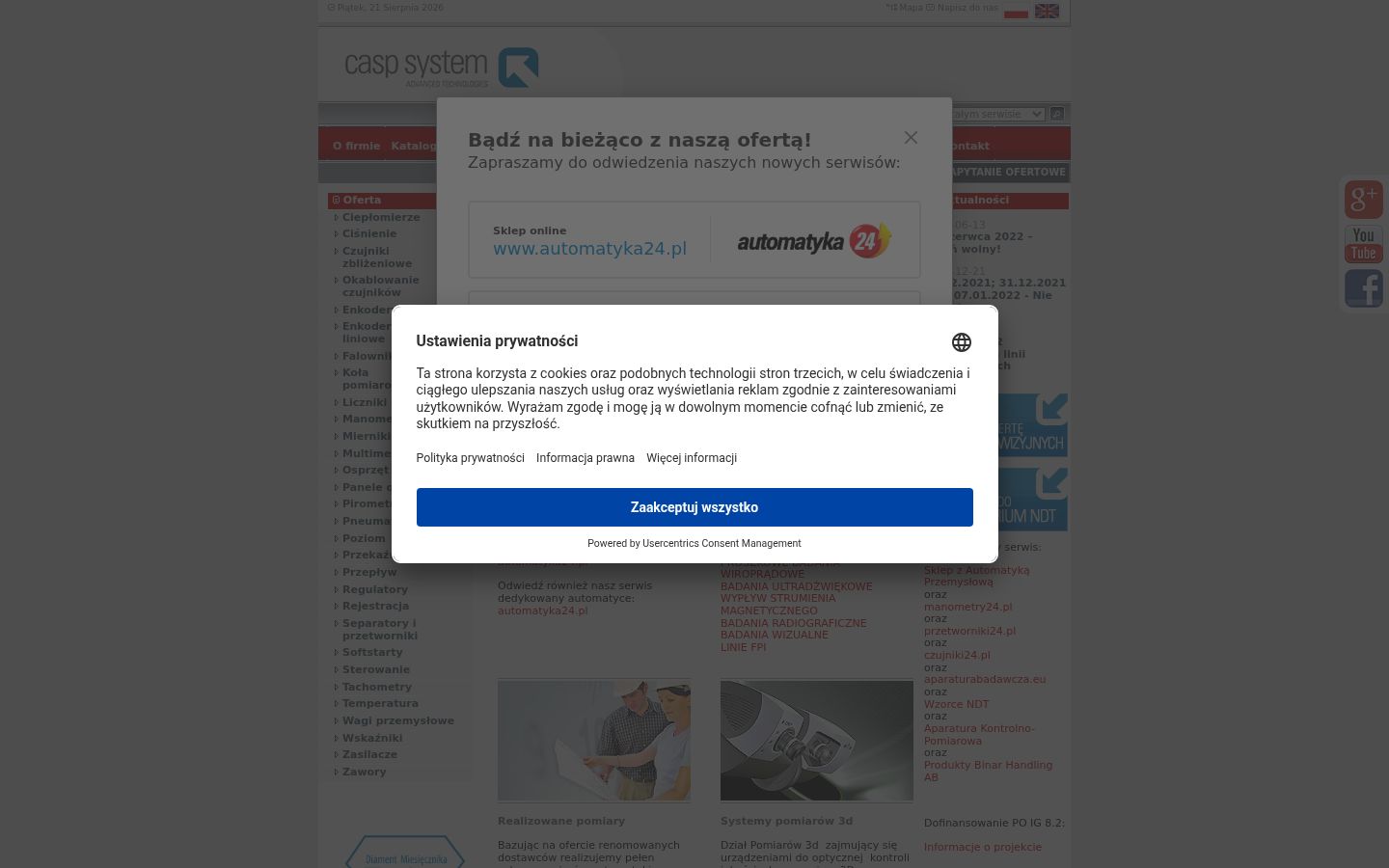 Captură de ecran a bannerului de consimțământ afișat înainte de orice interacțiune