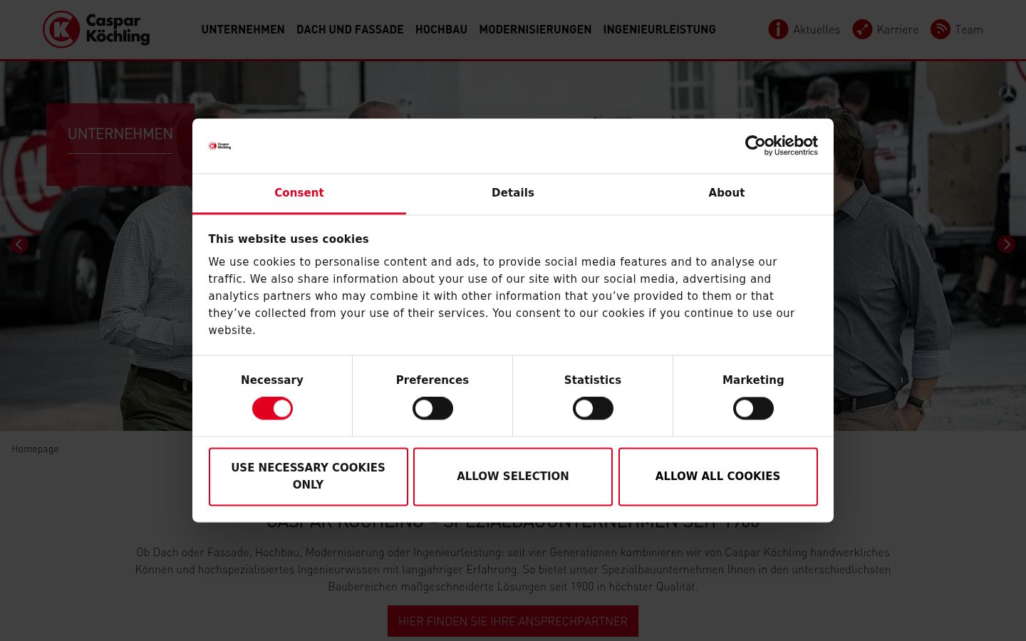 Sutikimo reklamjuostės, rodytos prieš bet kokią sąveiką, ekrano kopija