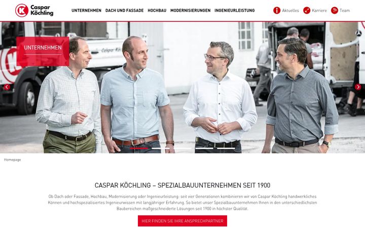 Skærmbillede af casparkoechling.de