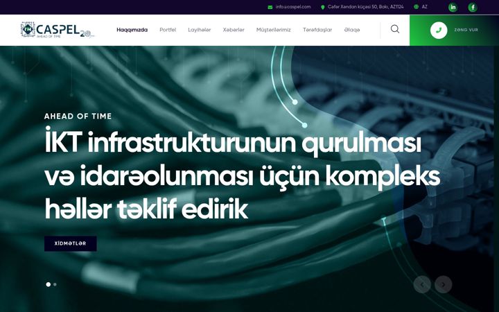 Screenshot of caspel.com