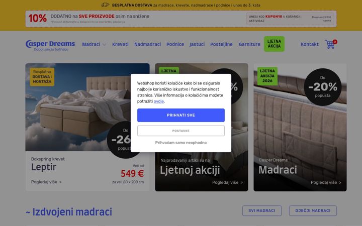 Skjámynd af casperdreams.eu