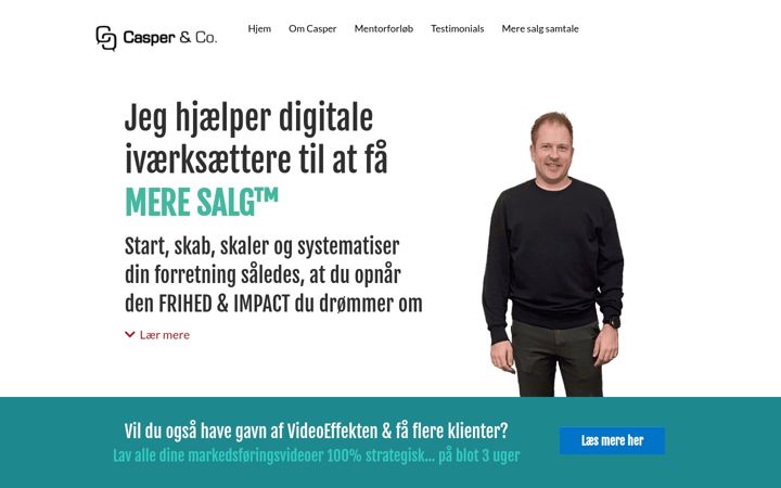 Screenshot of casperfrederiksen.dk