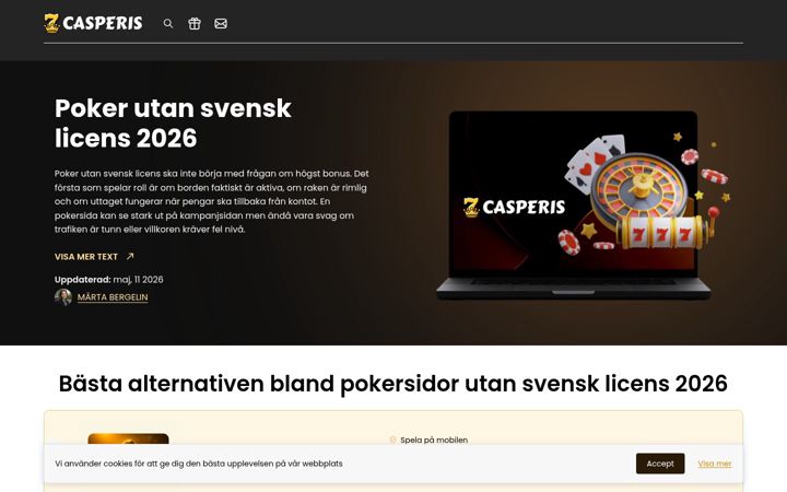 Screenshot of casperis.se