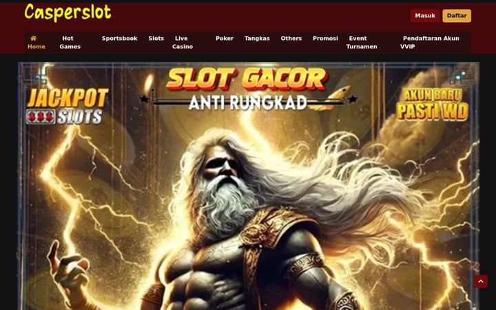 Screenshot of casperslot.org