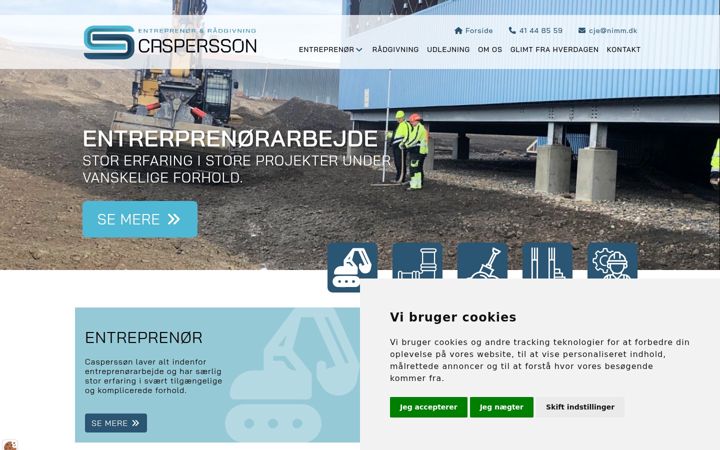 Screenshot of casperssoen.dk