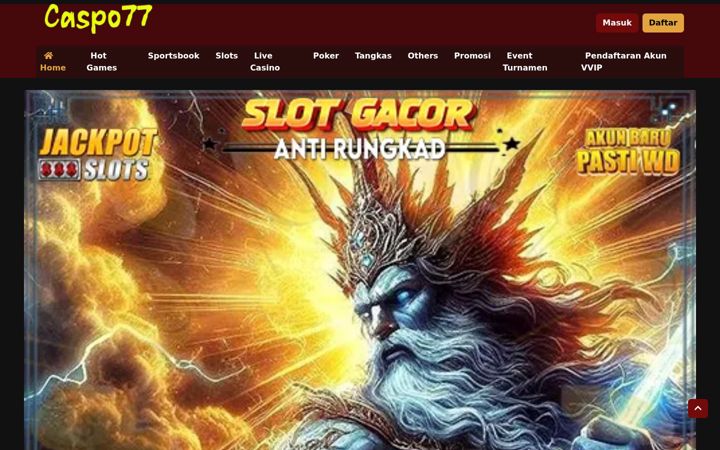 Screenshot of caspo77.org