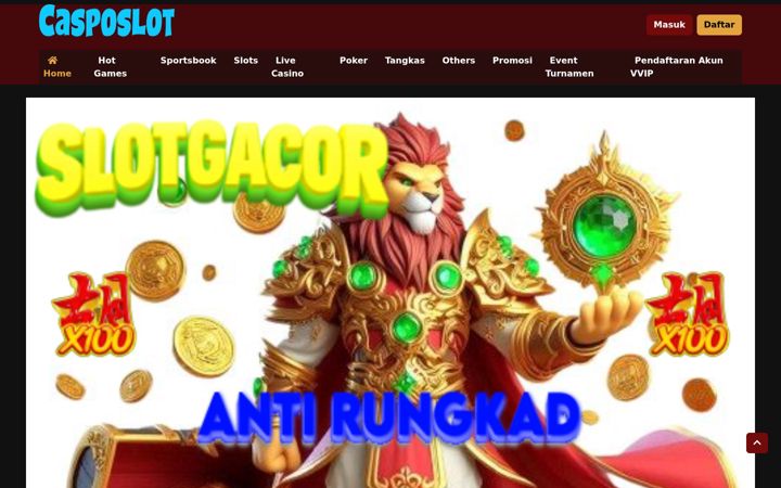 Screenshot of casposlot.org