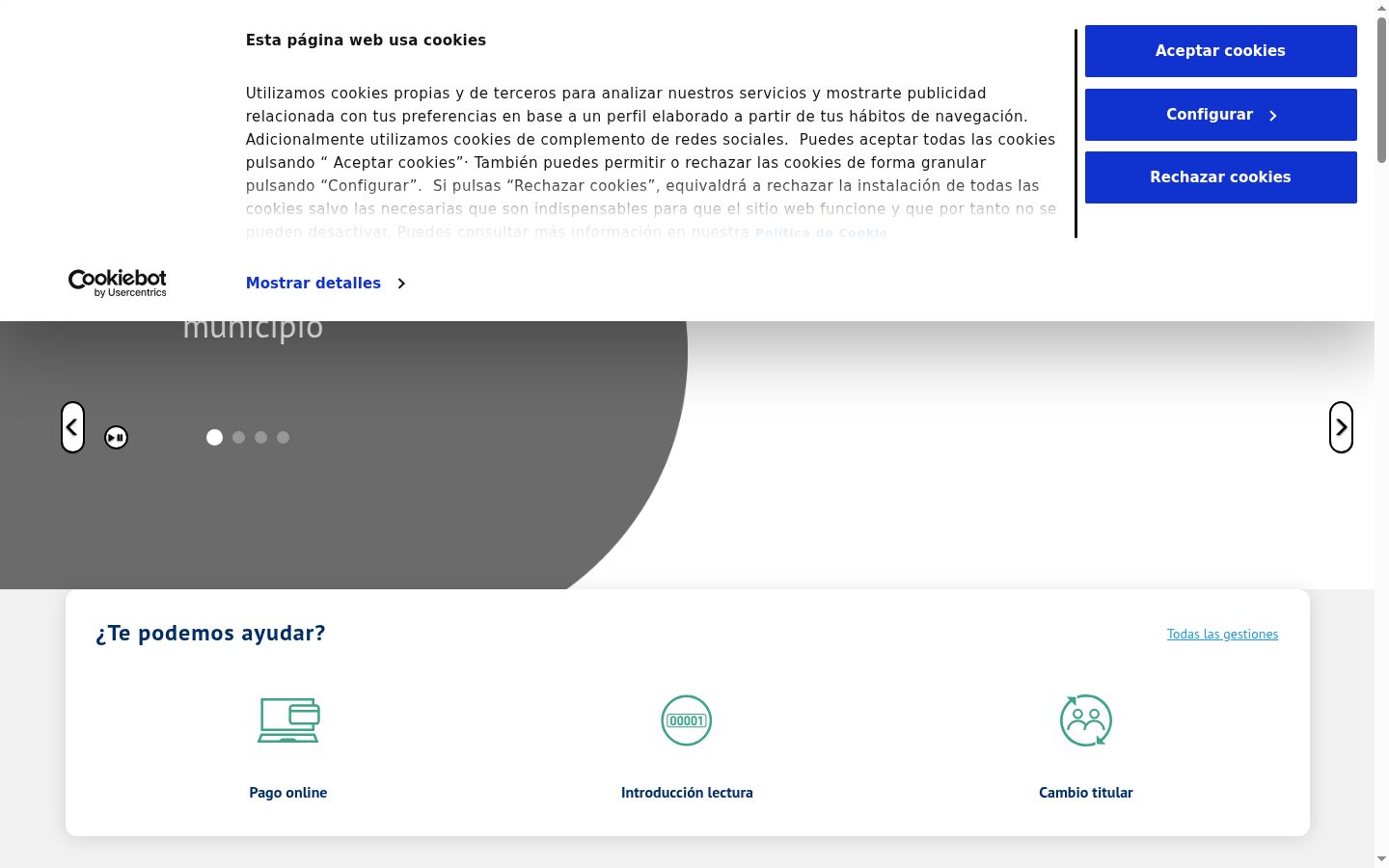 Screenshot tal-banner tal-kunsens muri qabel kwalunkwe interazzjoni