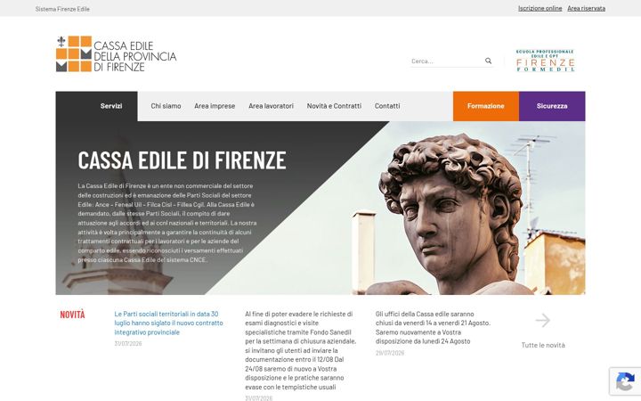 Screenshot of cassaedilefirenze.it