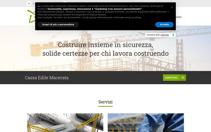 Screenshot of cassaedilemacerata.it