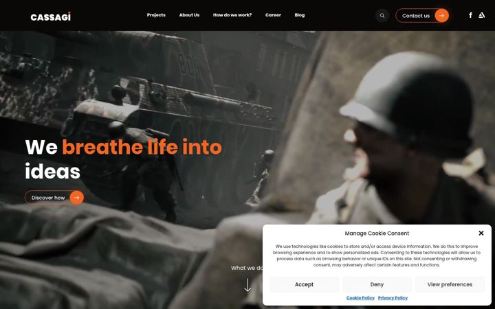 Screenshot of cassagi.com
