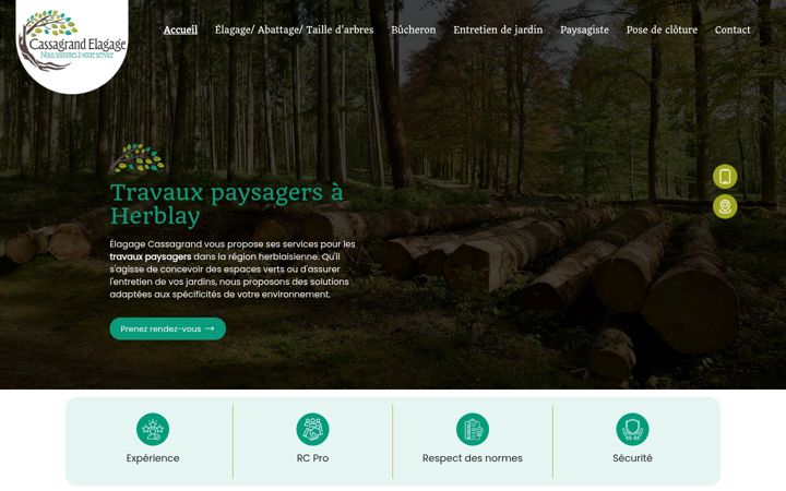 Screenshot of cassagrandelagage.fr