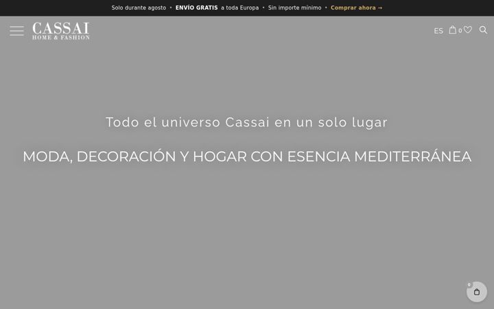 Screenshot of cassaifashion.com