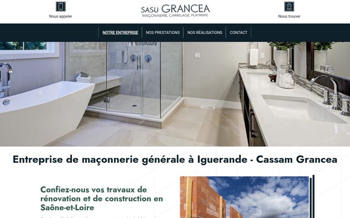 Screenshot of cassamgranceamaconnerie.fr