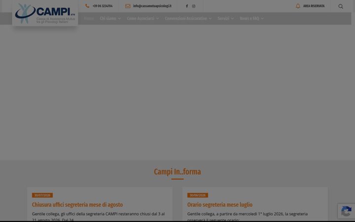 Ekrano kopija cassamutuapsicologi.it