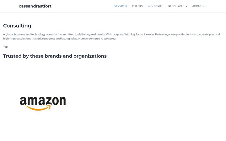 Screenshot of cassandrastfort.com