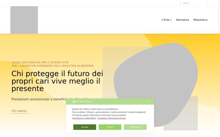 Screenshot of cassavita.it