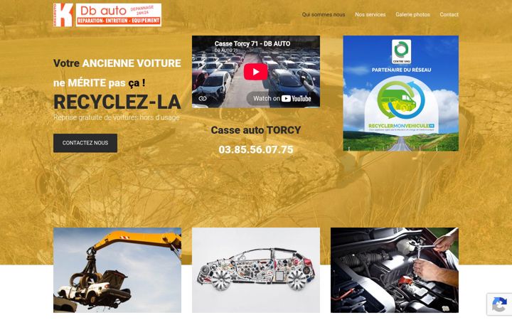 Captură de ecran a casse-auto-71.fr