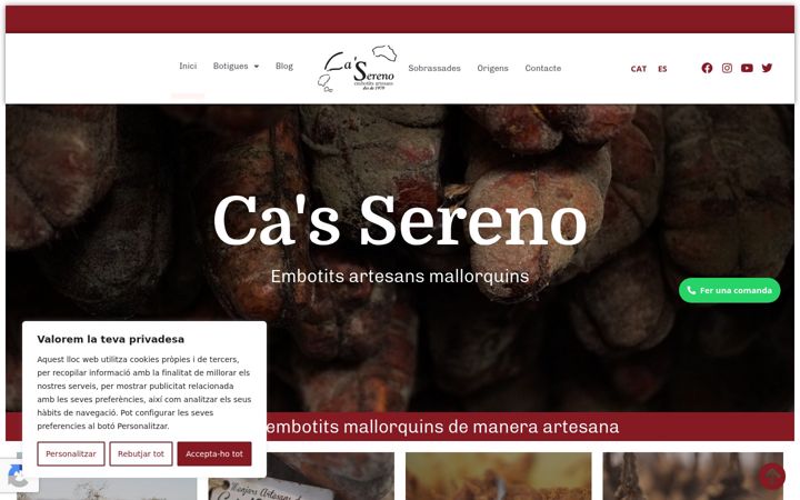 Screenshot of cassereno.com