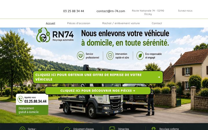 Screenshot of cassern74.fr