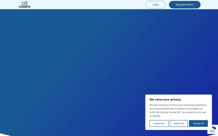 Screenshot von cassets.co.in