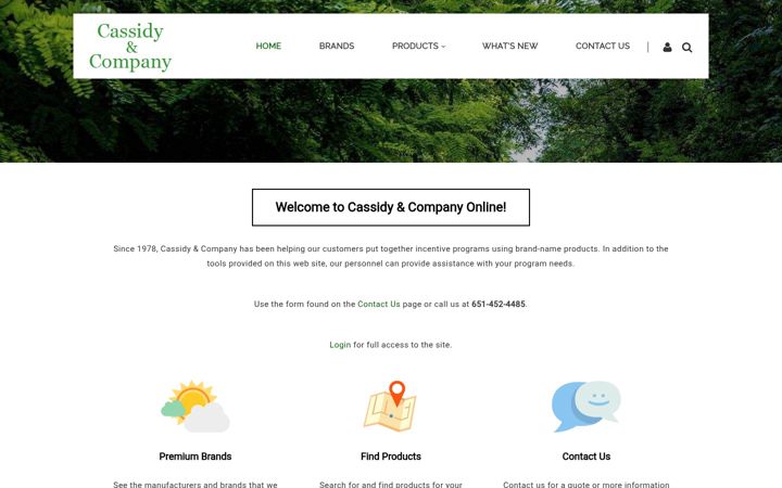 Screenshot of cassidycompany.com