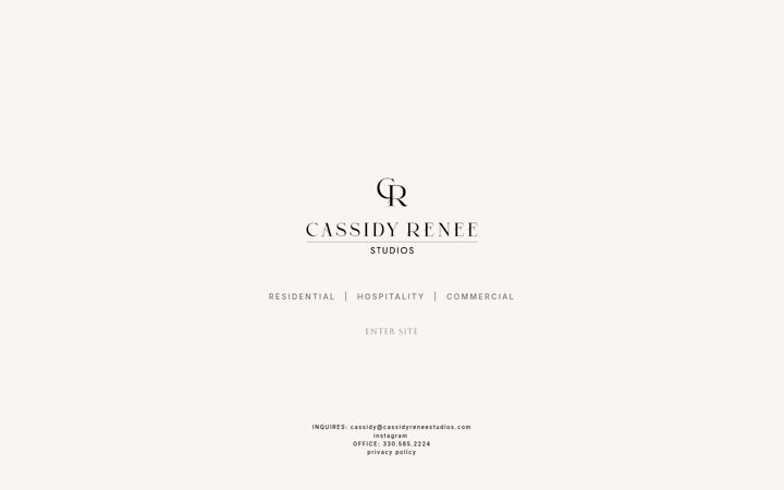 Screenshot of cassidyreneestudios.com