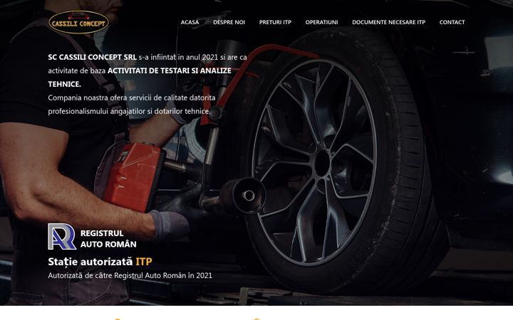 Screenshot of cassili.ro
