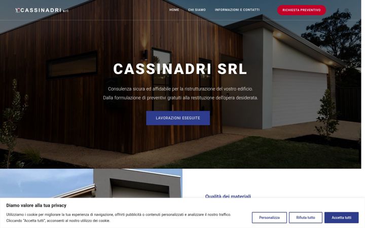 Screenshot of cassinadrisrl.it
