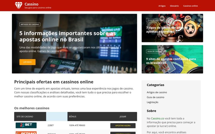 Zrzut ekranu cassino.co