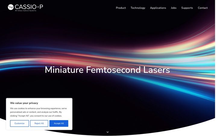 Screenshot of cassio-p.com