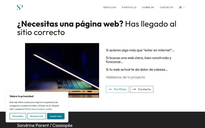 Screenshot of cassiopee-sp.com