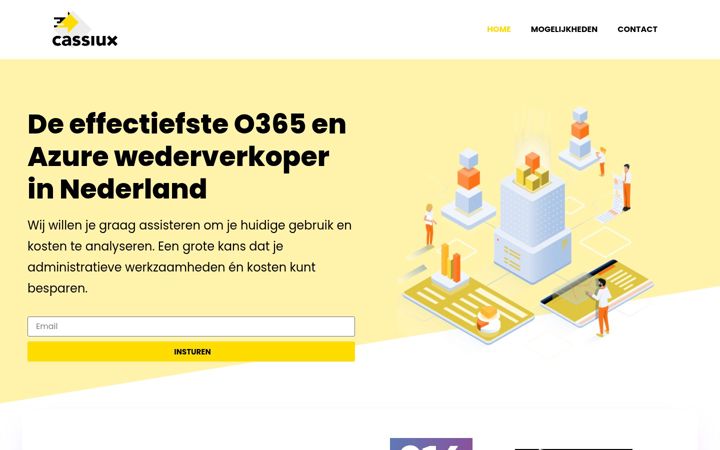 Screenshot of cassiux.nl
