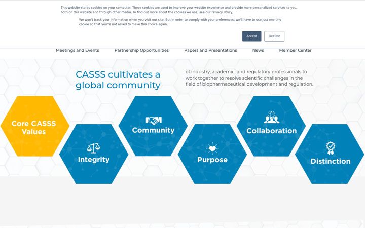 Screenshot of casss.org
