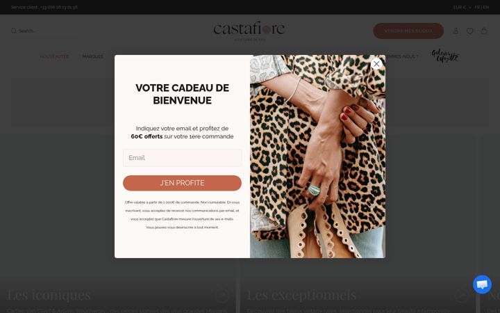 Ekraanipilt saidist castafiore.fr