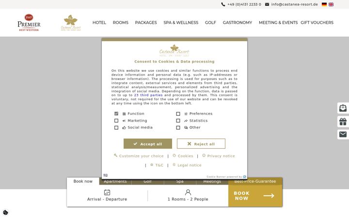 Screenshot of castanea-resort.de