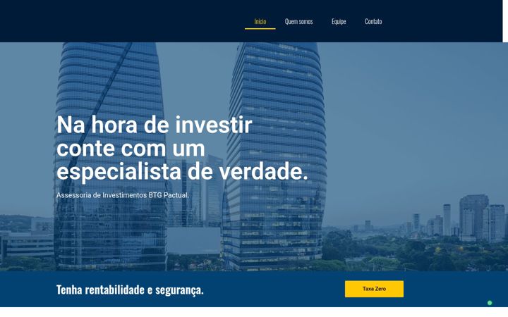 Captură de ecran a castanoninvestimentos.com.br