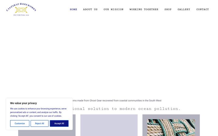 Screenshot of castawayropeworks.com