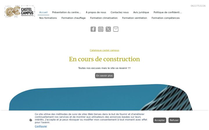 Screenshot of castel-campus.com