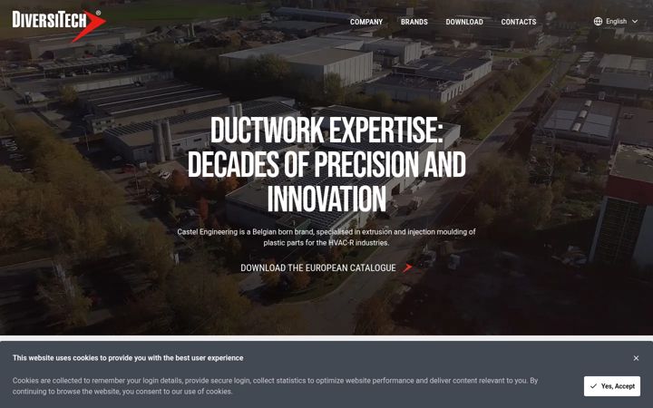 Screenshot of castel-engineering.com