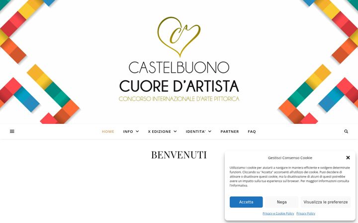 Posnetek zaslona castelbuonocuoredartista.it