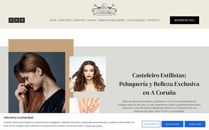 Screenshot of casteleiroestilistas.com