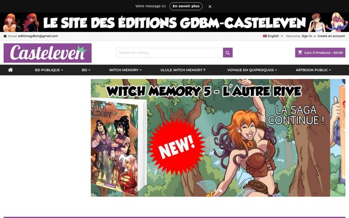 Screenshot of casteleven.com